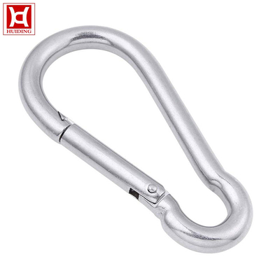 M6 201 استیل ضد زنگ قلاب قلاب کارابین کمربند ایمنی سگک فنری