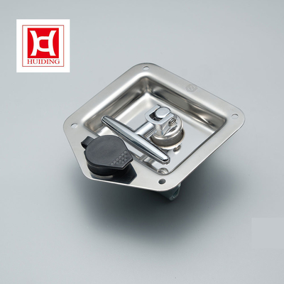 قفل پارویی فولادی ضد زنگ استاندارد با دسته تاشو T HD858